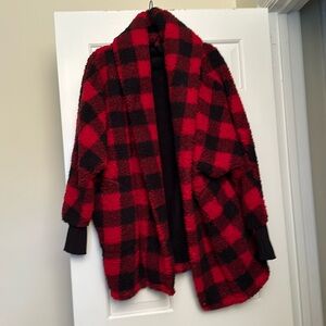 Buffalo check soft as heck flannel coat